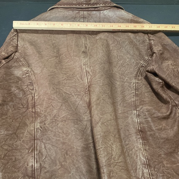 Scully Brown Leather Jacket; Size XXL - Picture 13 of 13